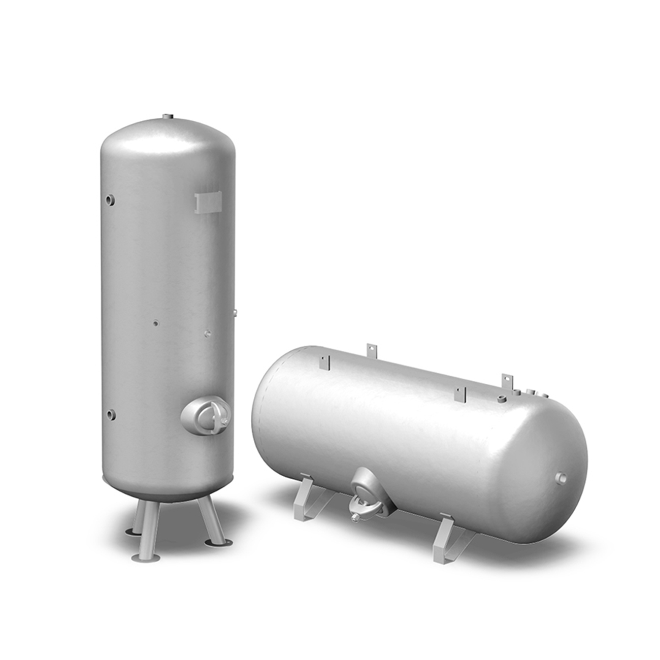 Le stockage d'air comprimé : Les réservoirs d'air, le produit